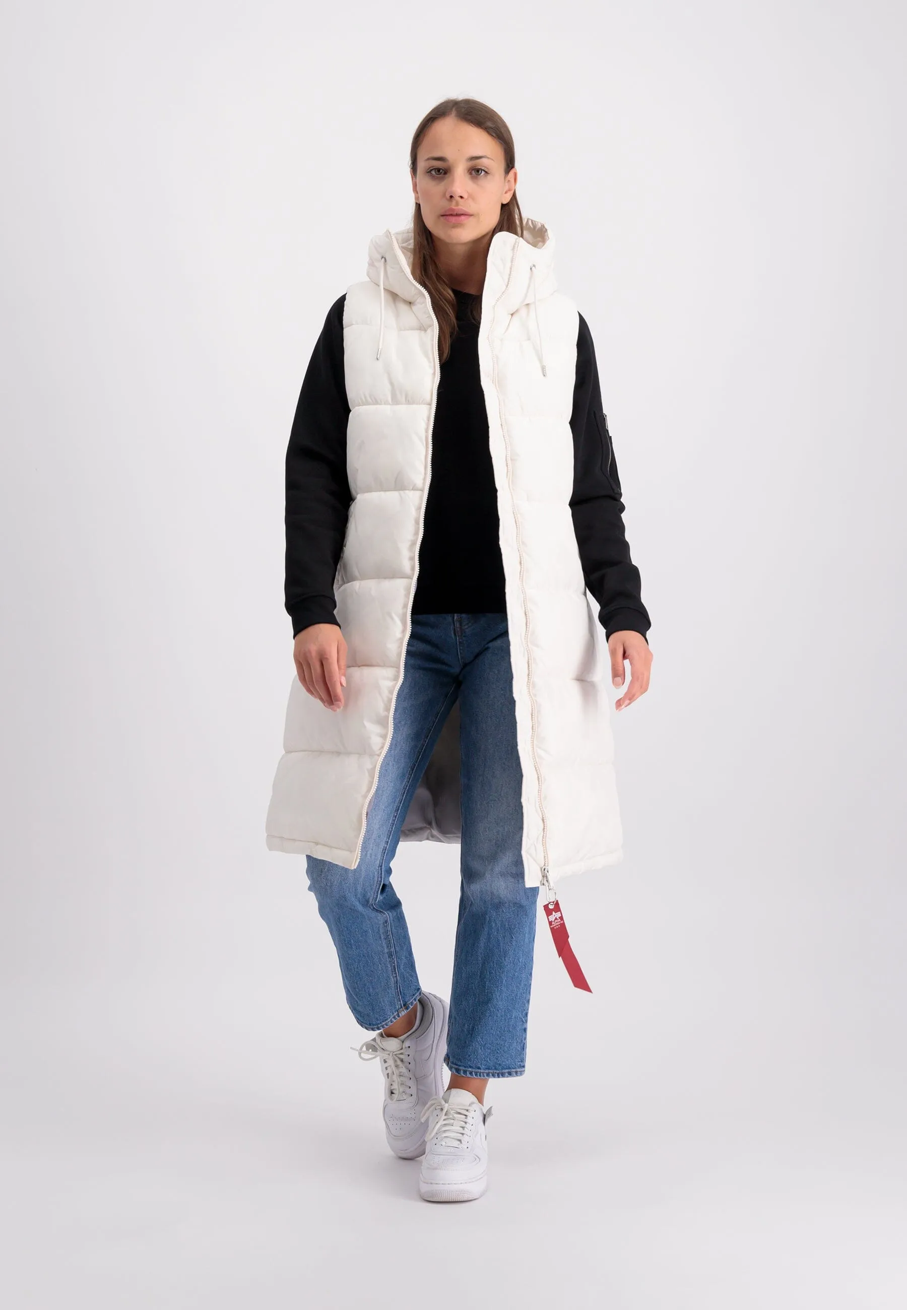 LONG PUFFER VEST W