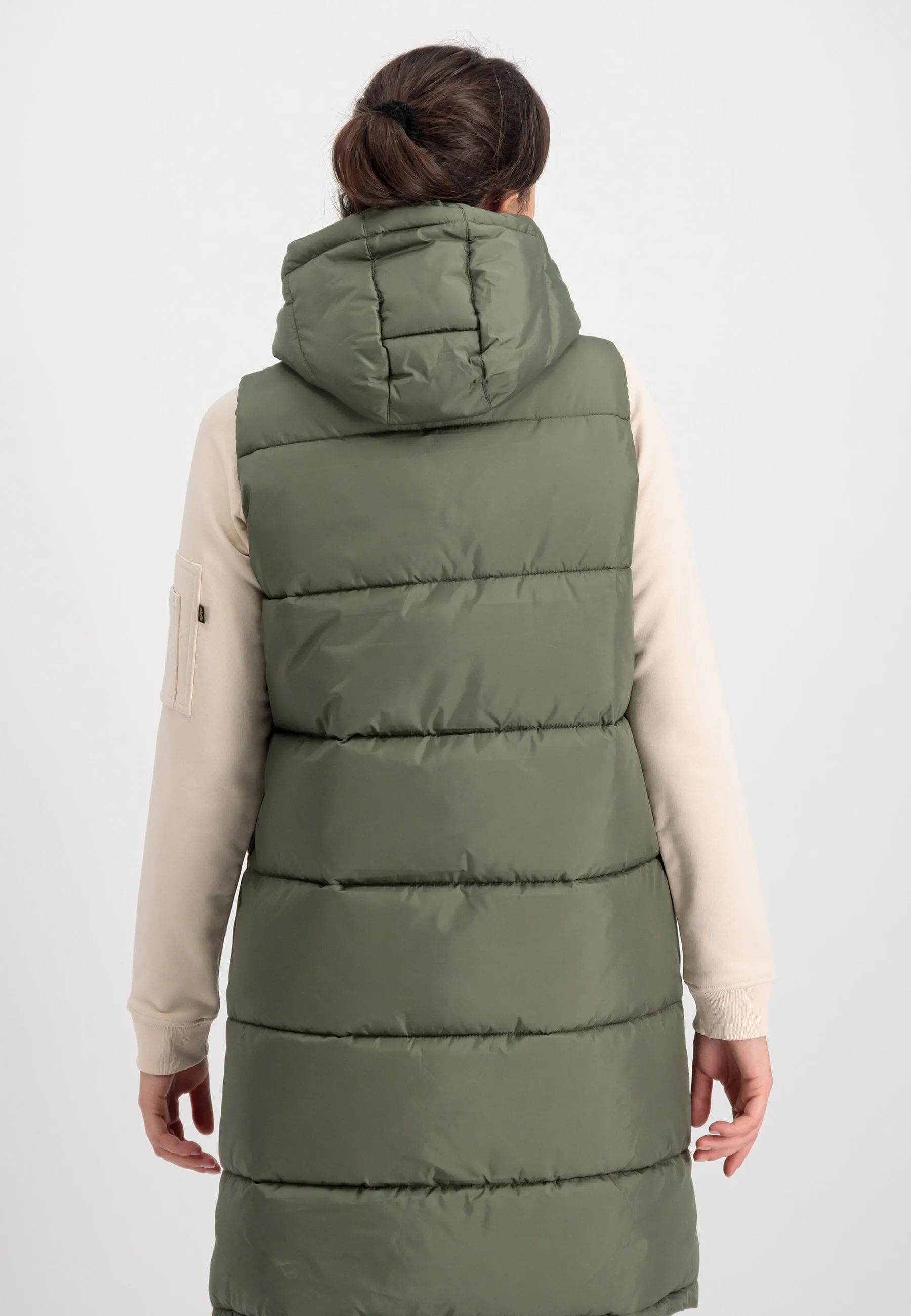 LONG PUFFER VEST W