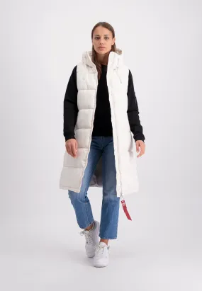 LONG PUFFER VEST W