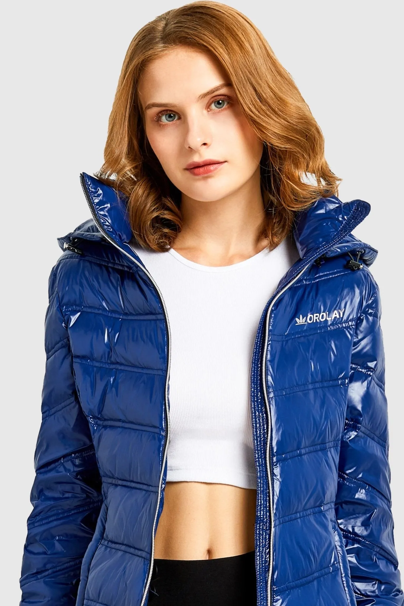 Long Quilted Hooded Puffer Down Jacket