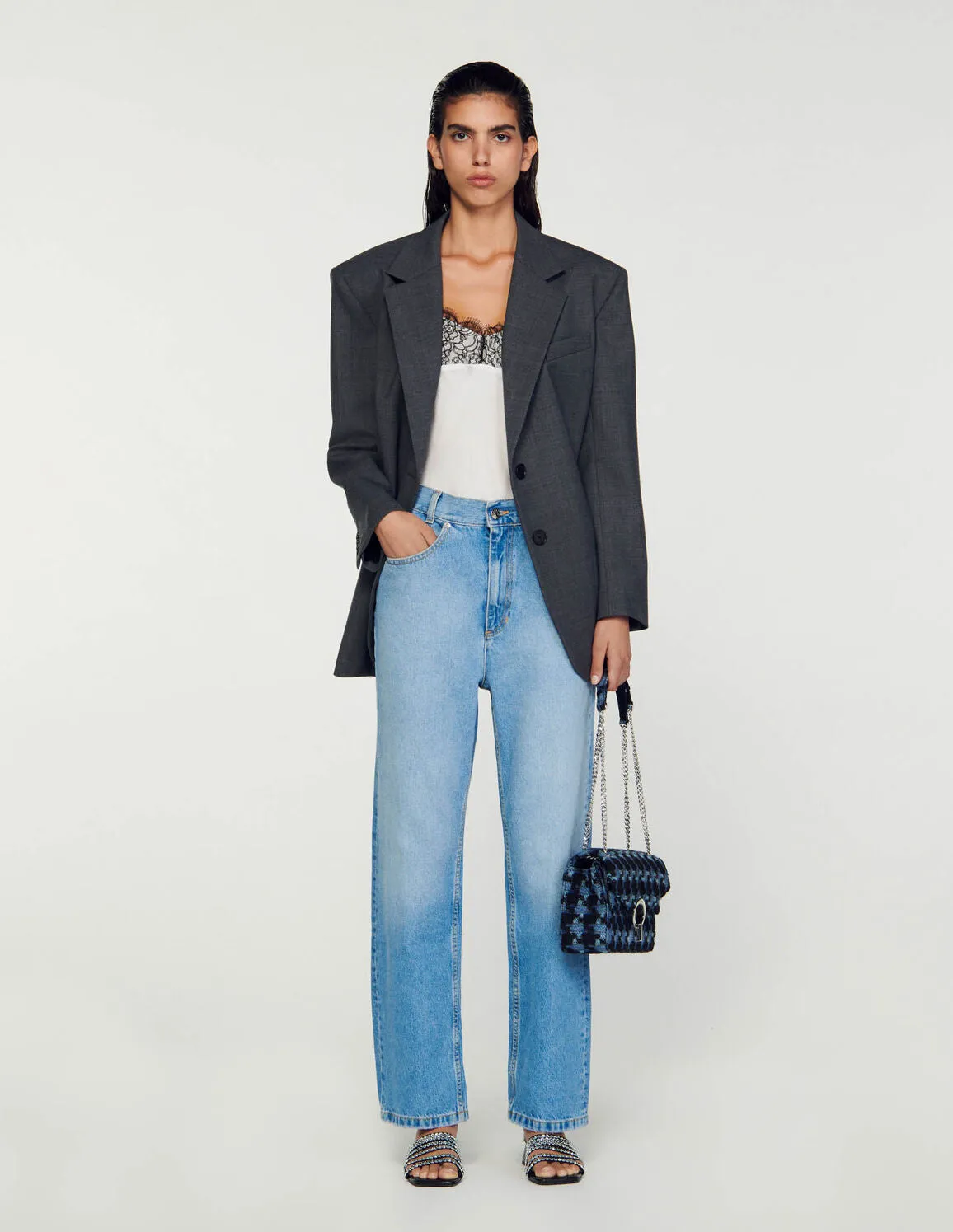 Low-Rise Straight-Leg Jeans