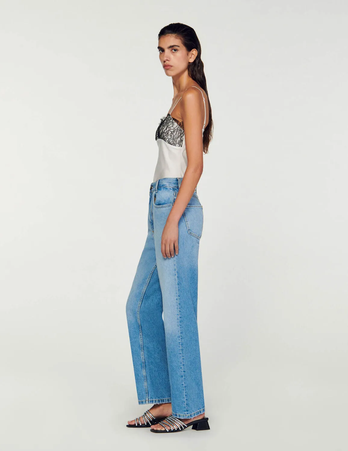 Low-Rise Straight-Leg Jeans