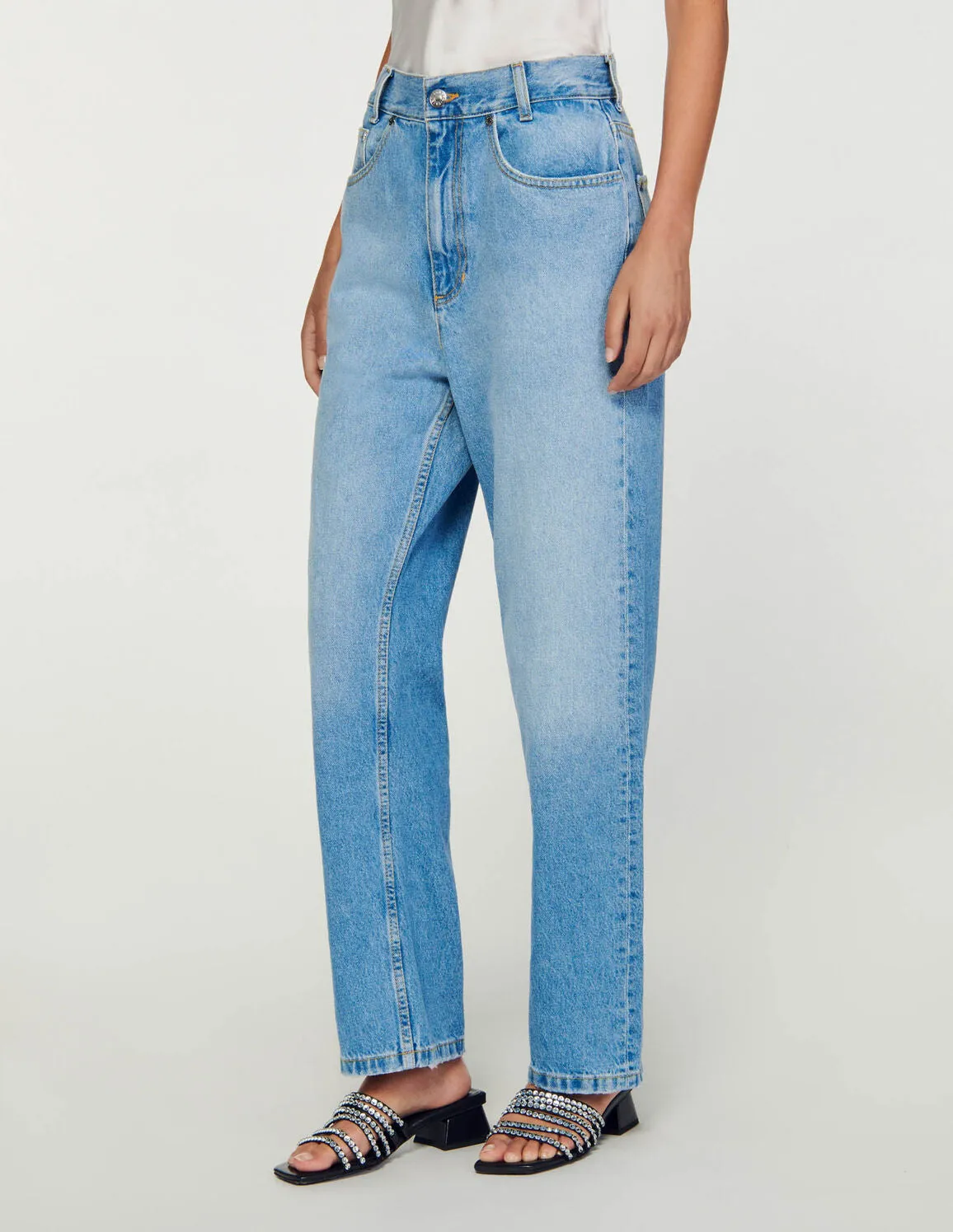 Low-Rise Straight-Leg Jeans