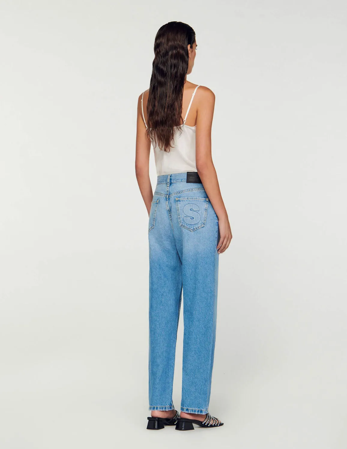 Low-Rise Straight-Leg Jeans