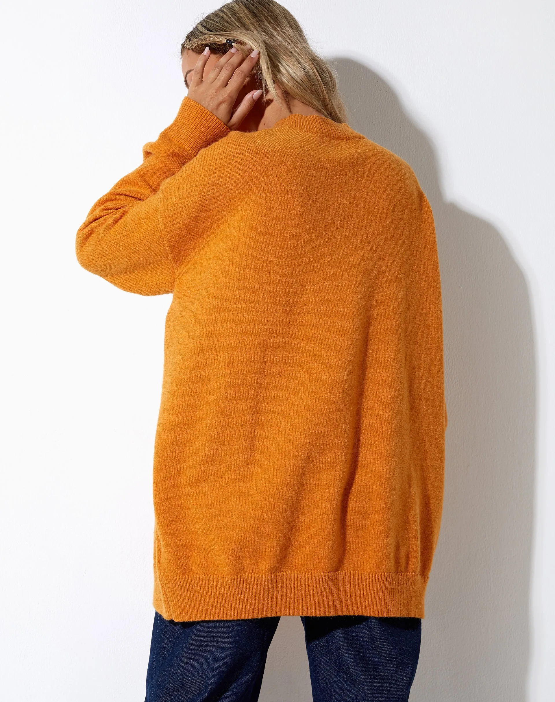 Lulees Jumper in Orange Atomic