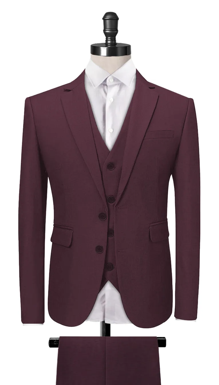 Magenta 3-Piece Suit
