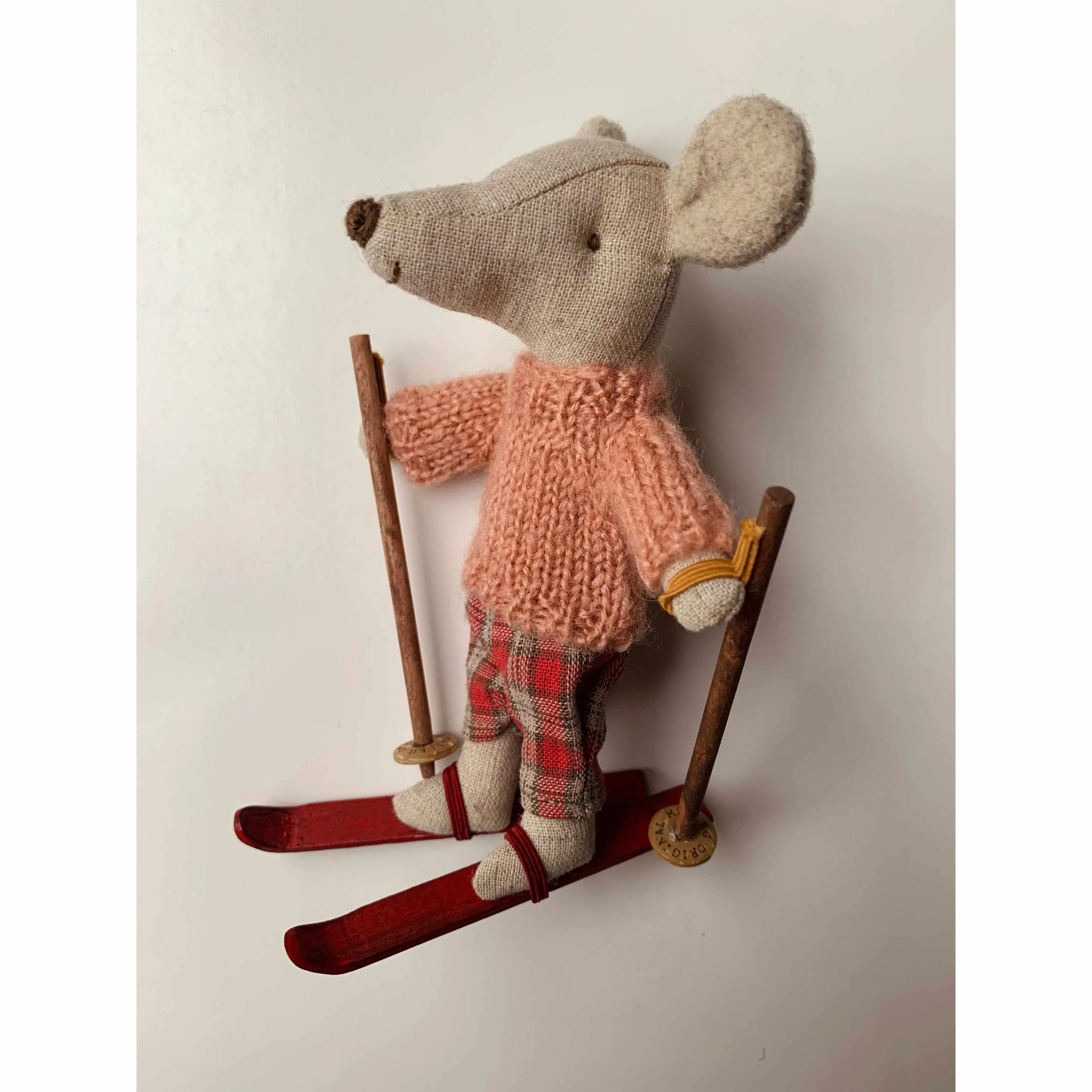 Maileg - Winter mouse with ski set - big sister