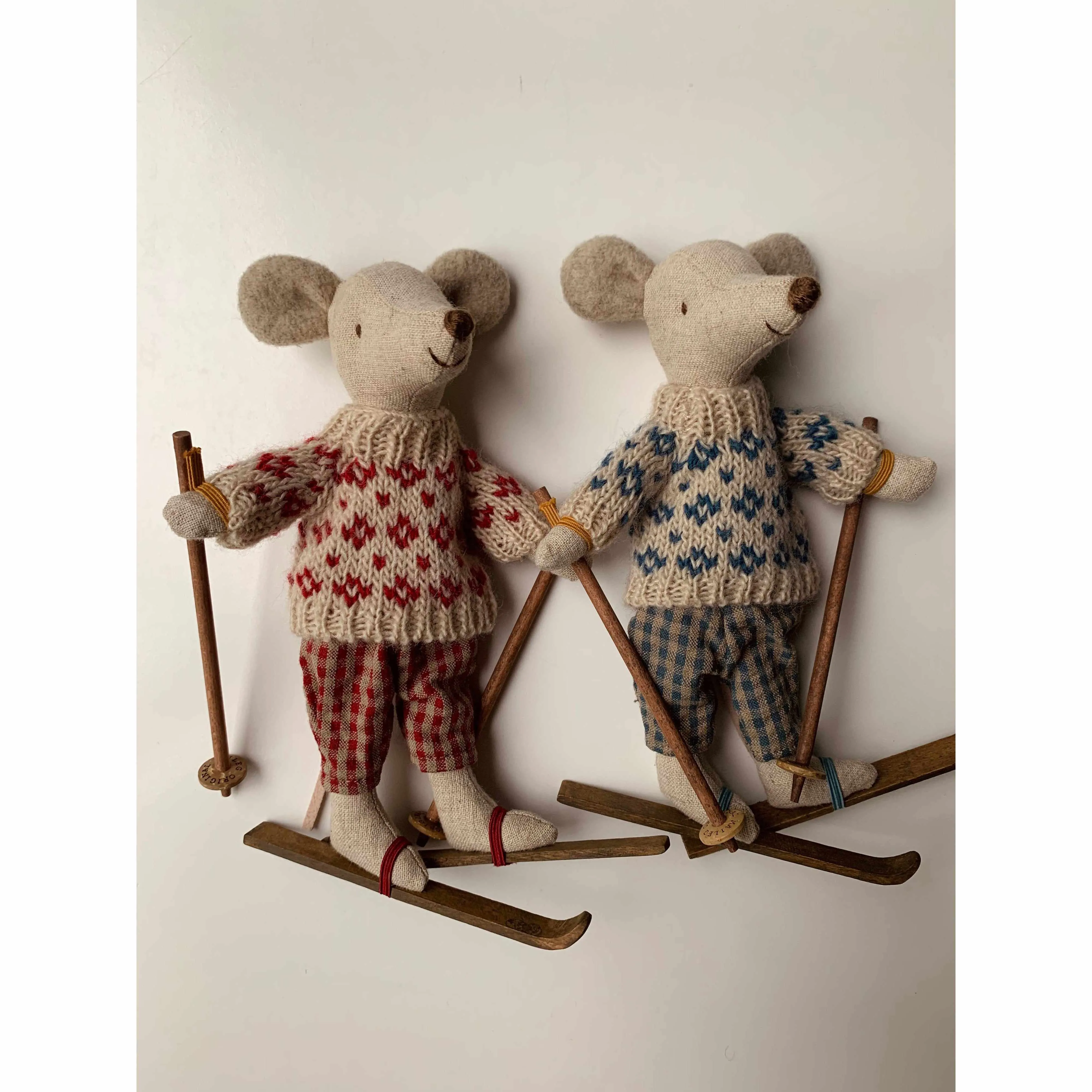 Maileg - Winter mouse with ski set - dad