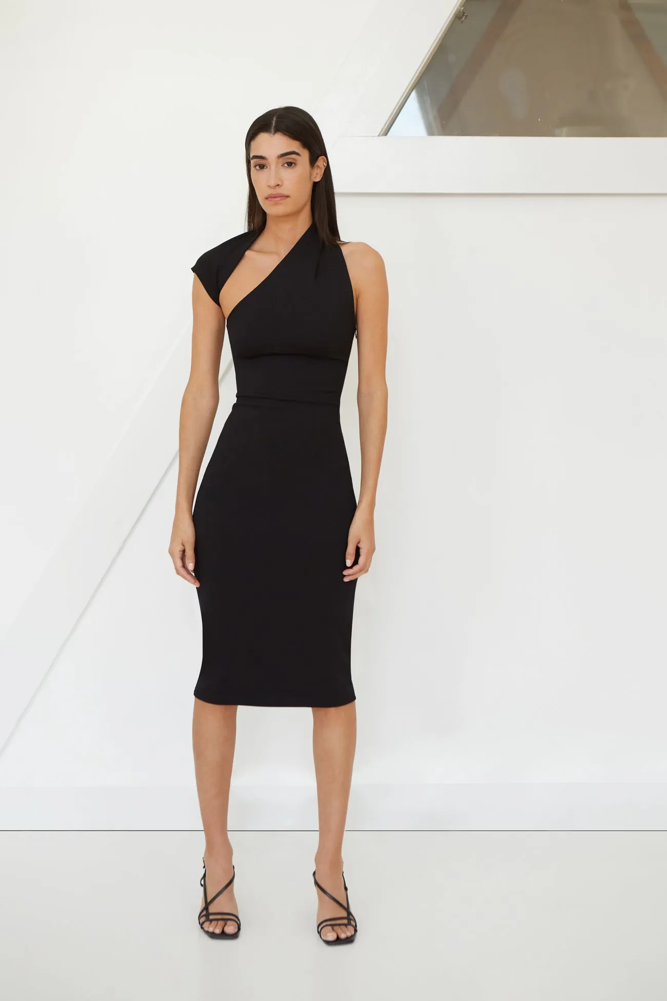 Manhattan Sleeveless Midi Dress