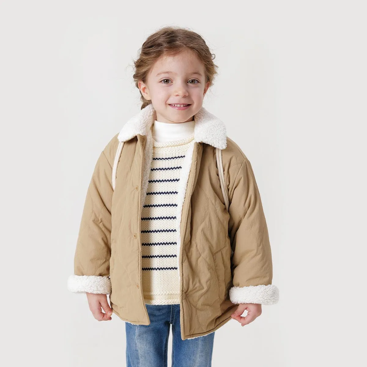 MARC & JANIE Boys Girls Fleece-lined Jacket  231168