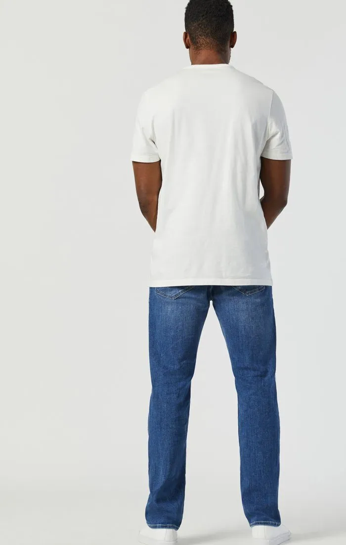 MARCUS SLIM STRAIGHT LEG JEANS IN MID FOGGY FEATHER BLUE