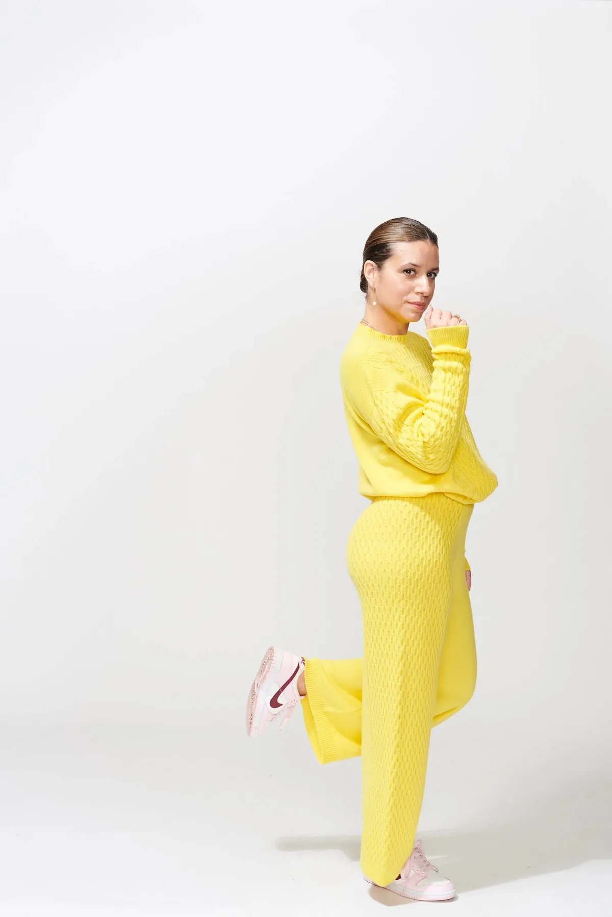 McIntyre Bella Sweater in Illuminating Yellow - Final Sale