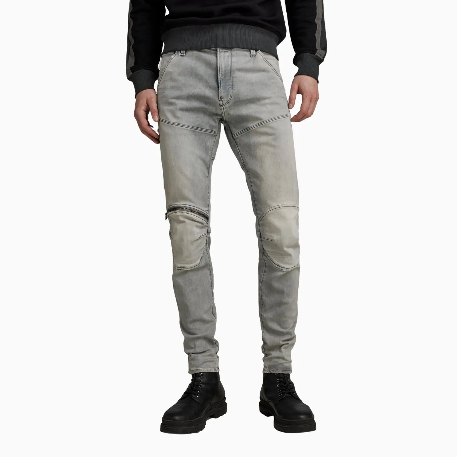 Men's 5620 3D Zip Knee Skinny Jeans Pant