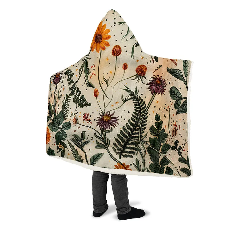 Midsummer Hooded Blanket - Cozy and Warm Wrap-around Blanket with Vegan Fur Lining and Hood