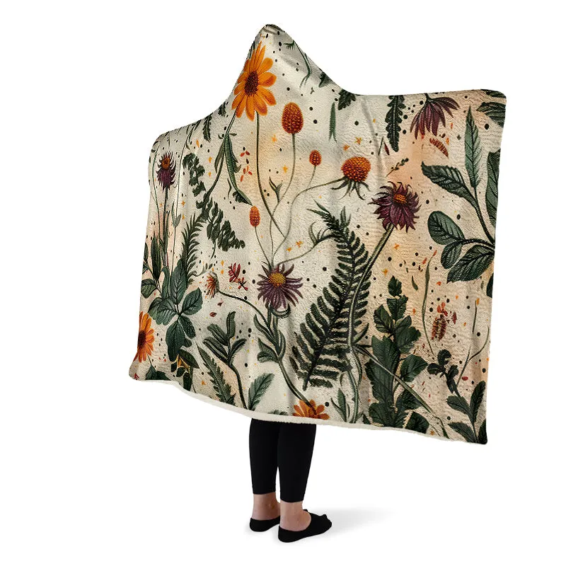 Midsummer Hooded Blanket - Cozy and Warm Wrap-around Blanket with Vegan Fur Lining and Hood