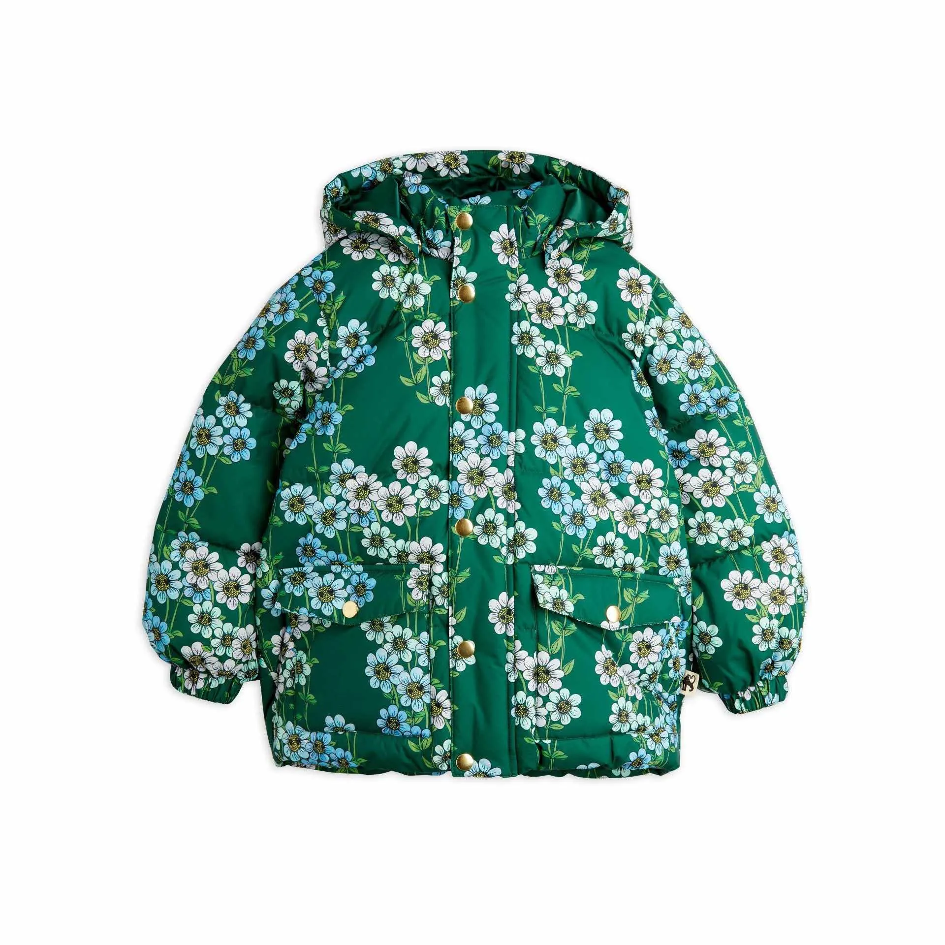 Mini Rodini - Daisies heavy puffer jacket