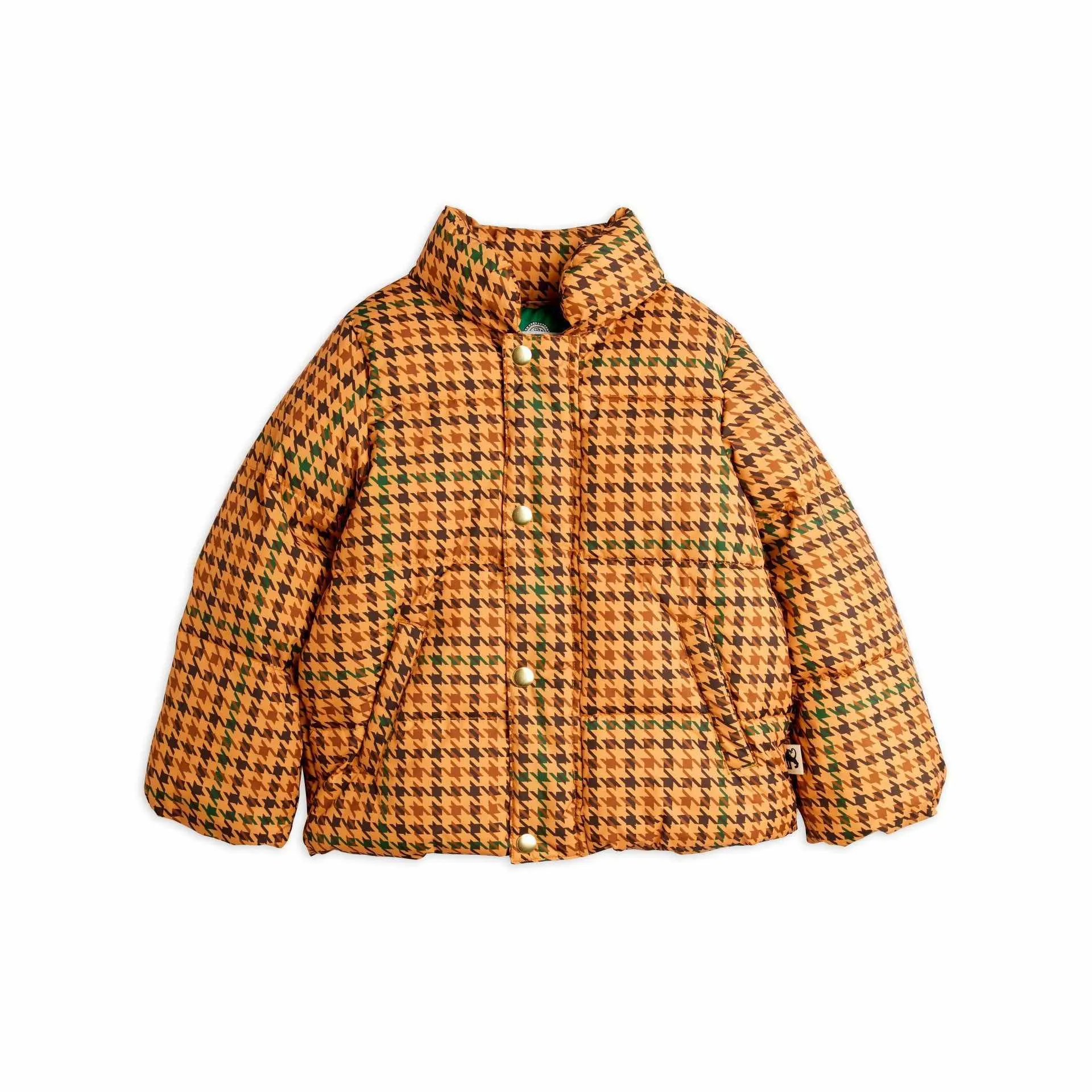 Mini Rodini - Houndstooth city puffer jacket