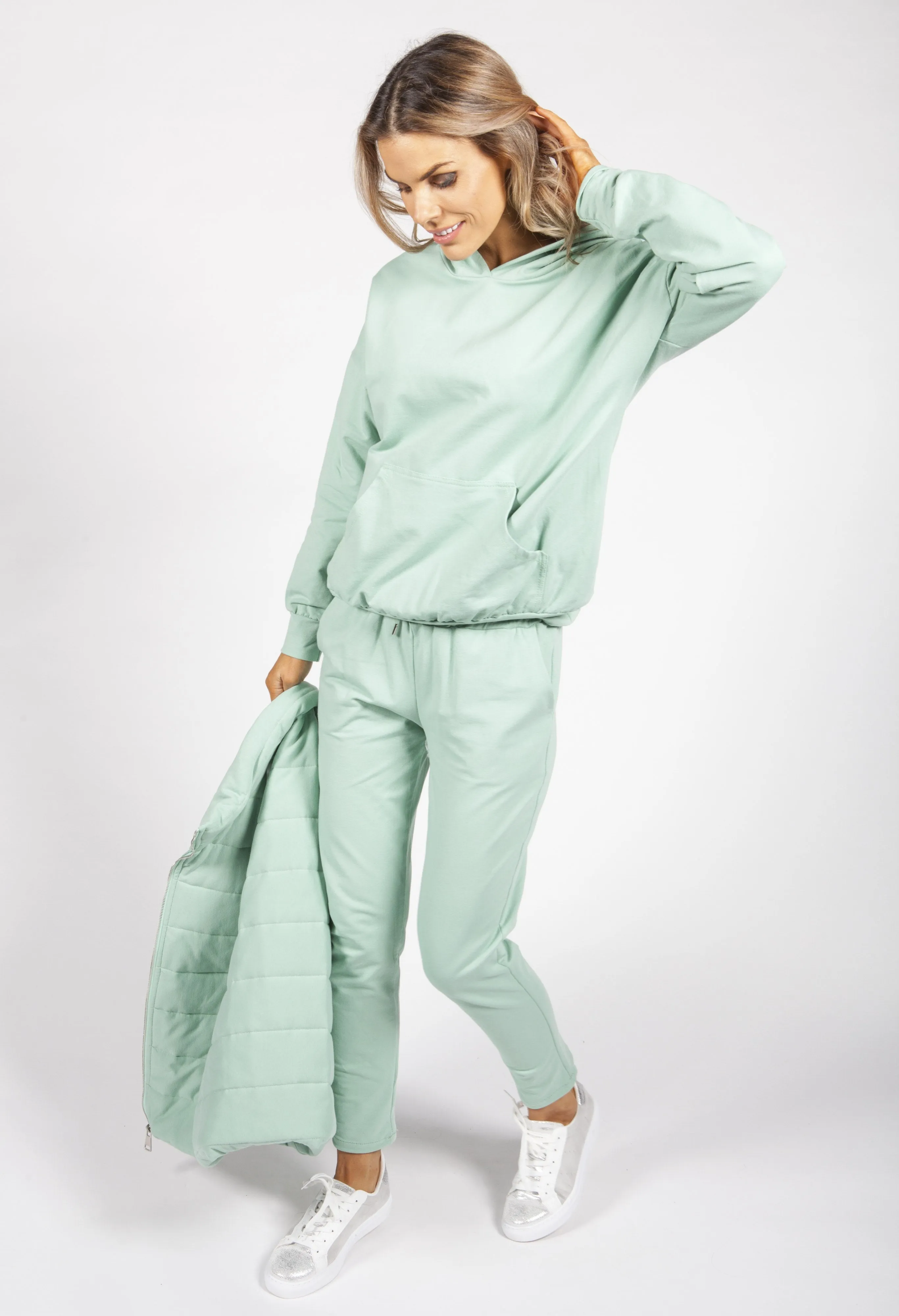 Mint Green Three Piece Jogger Set