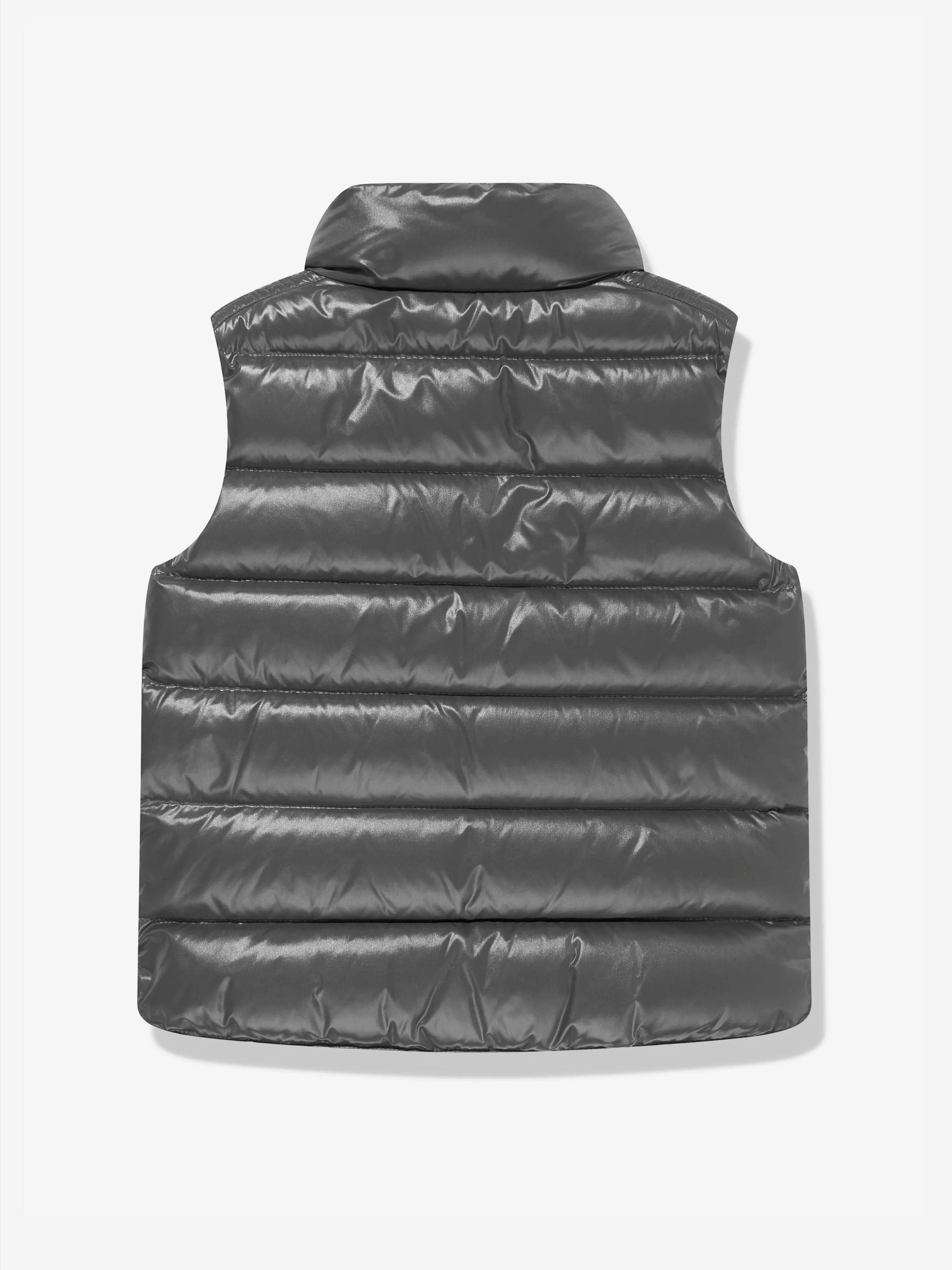 Moncler Enfant Boys Down Padded Tib Gilet in Grey