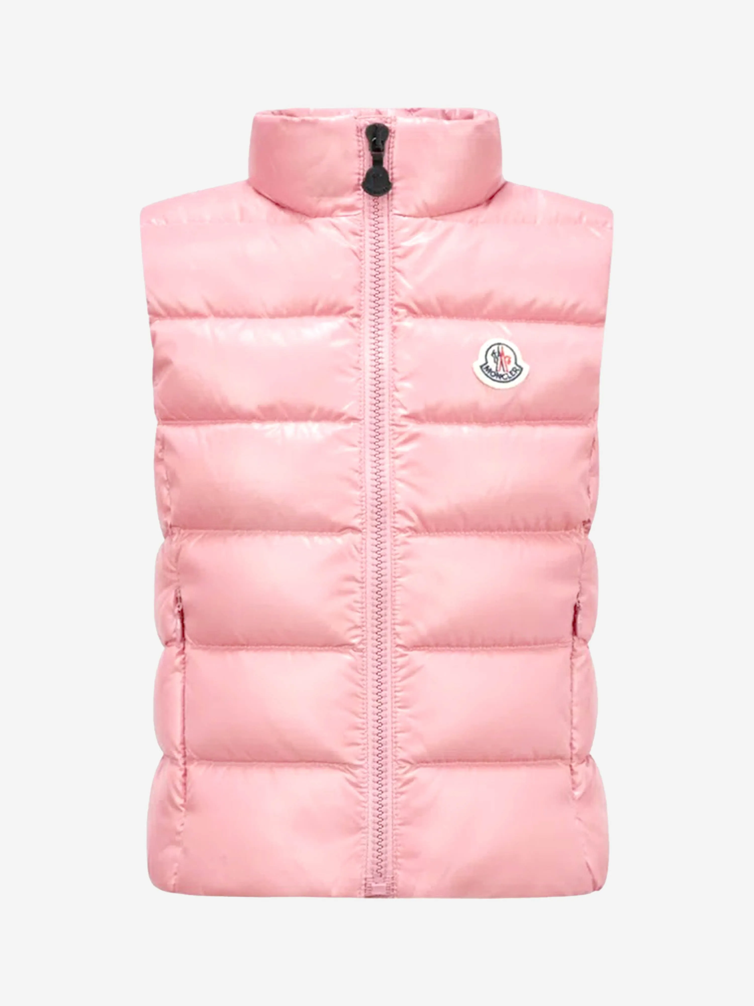 Moncler Enfant Girls Down Padded Ghany Gilet in Pink