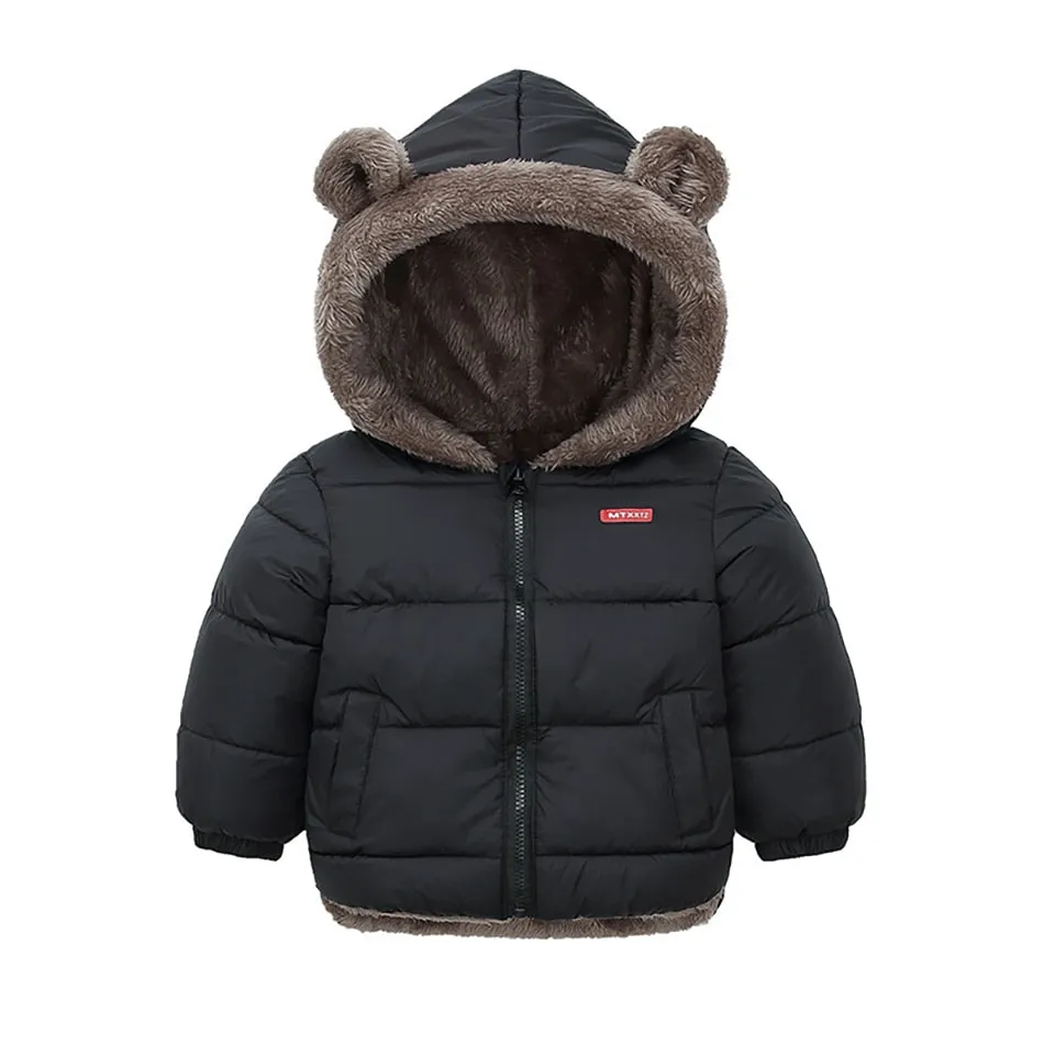 Mosely - Kids Puffer Fur Lined Jacket , Baby Parka