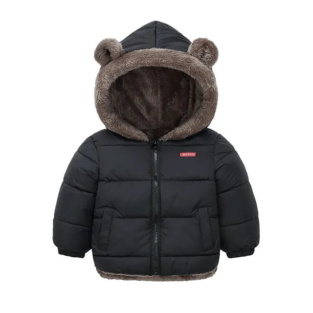 Mosely - Kids Puffer Fur Lined Jacket , Baby Parka