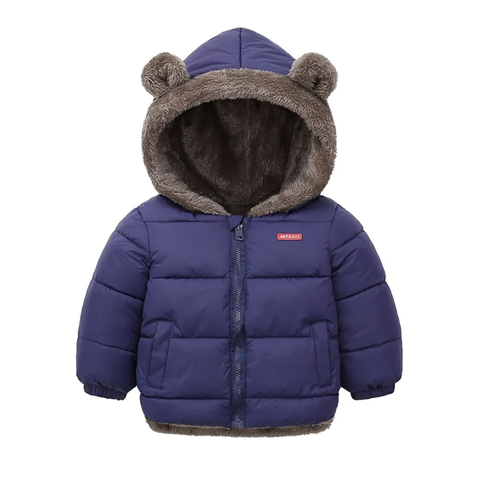 Mosely - Kids Puffer Fur Lined Jacket , Baby Parka