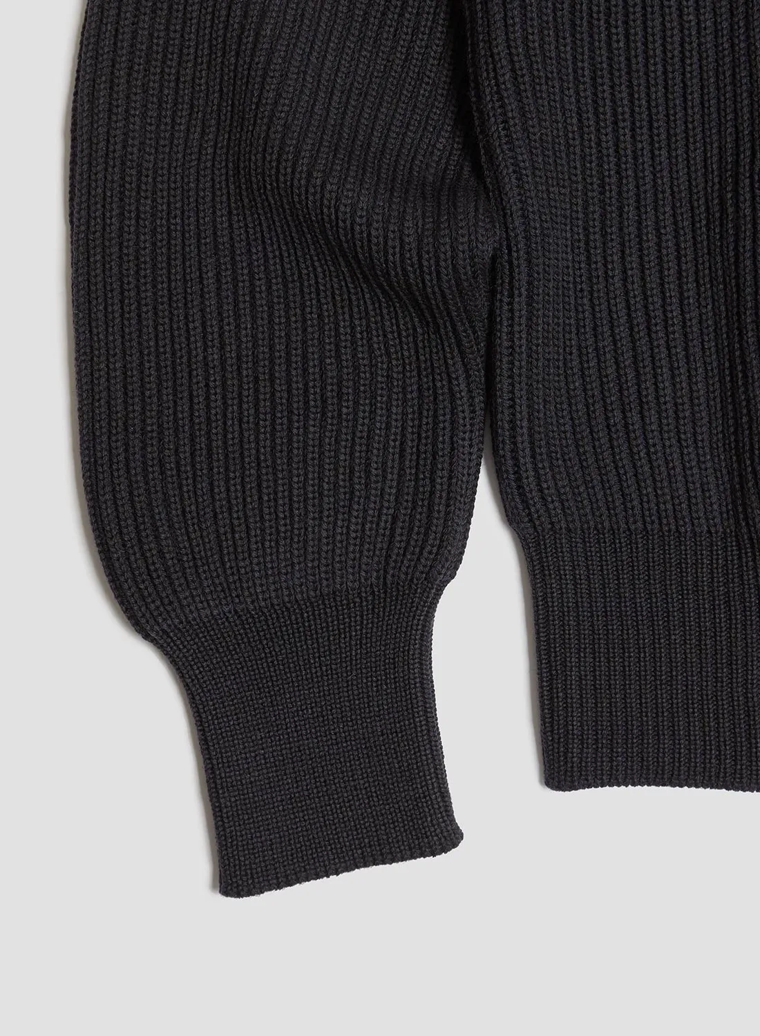 Mountaineer Crew Knit in Charcoal Grey