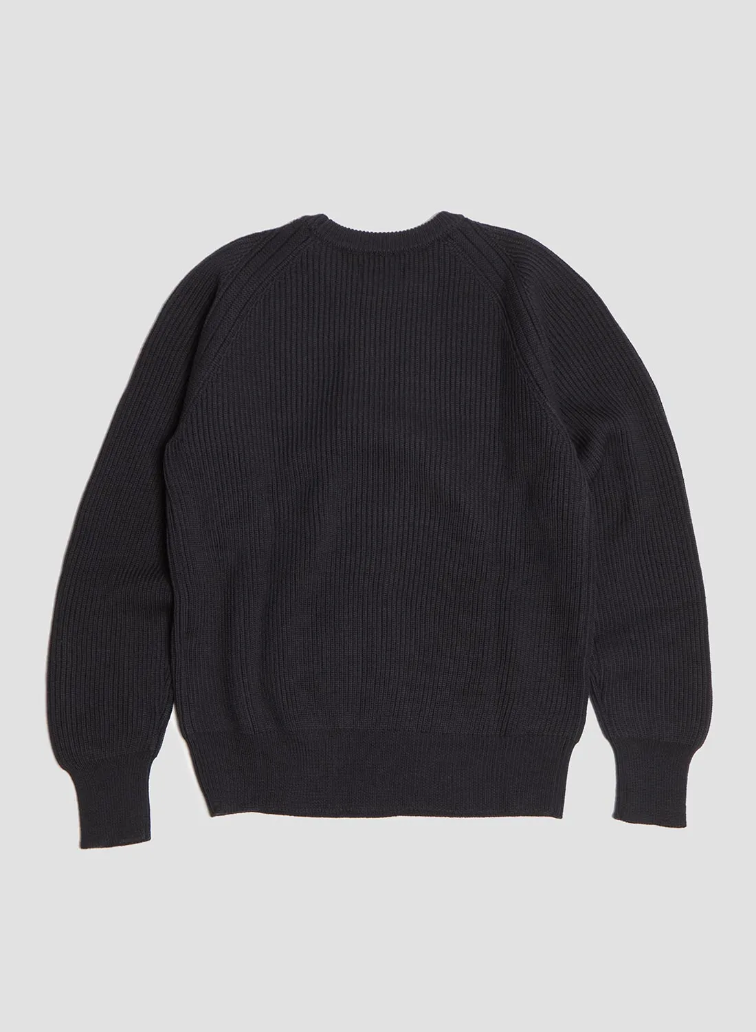 Mountaineer Crew Knit in Charcoal Grey