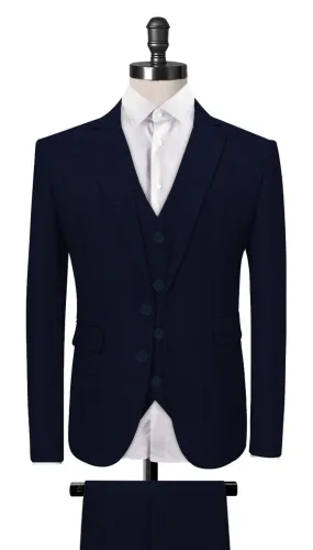 Navy Blue 3-Piece Suit