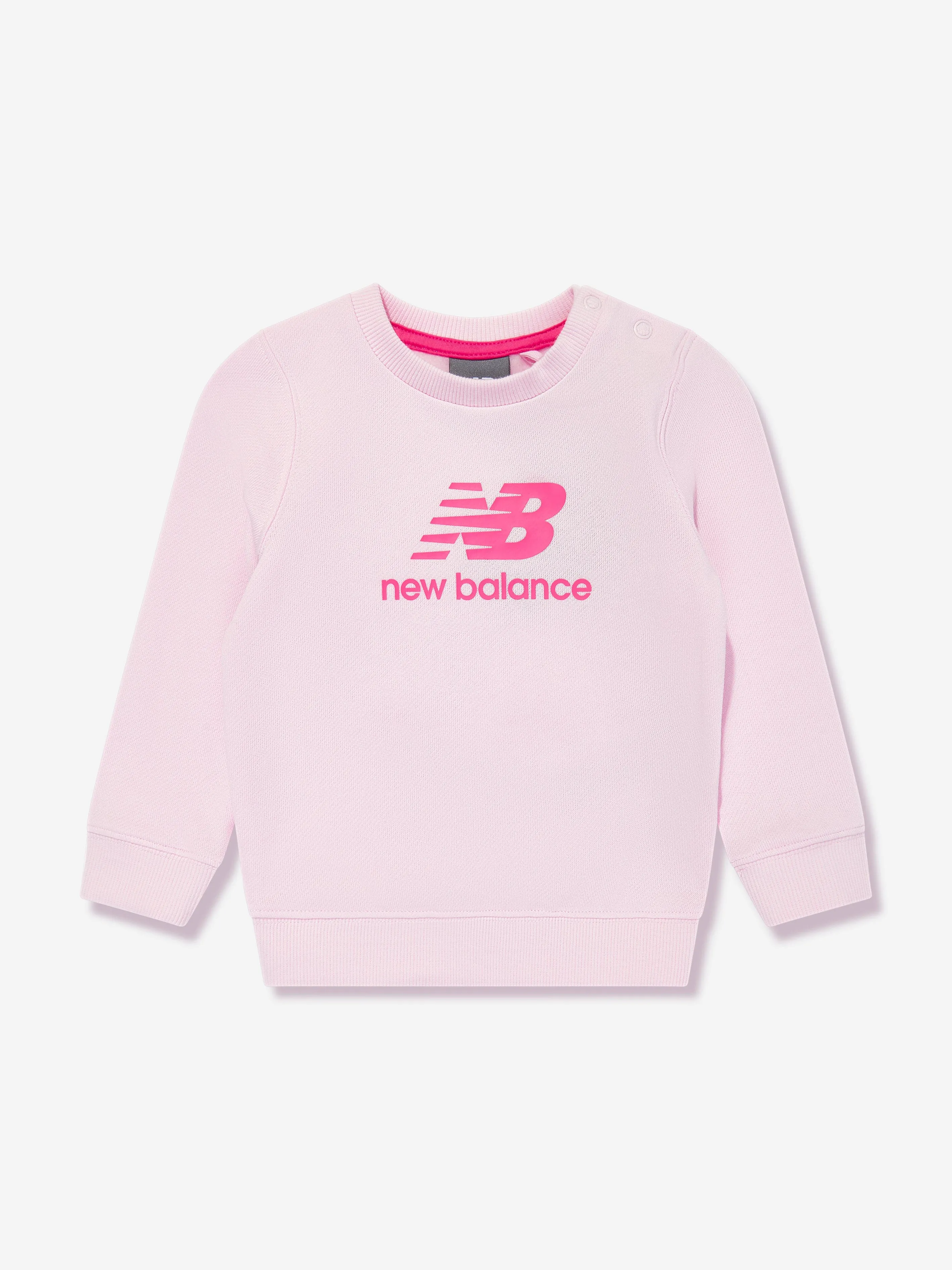 New Balance Girls Tracksuit and Gilet Set in Pink