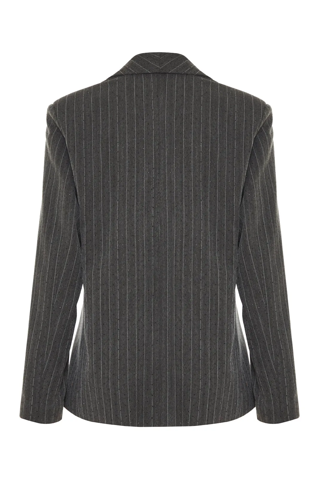 Oleandro Blazer Striped Black