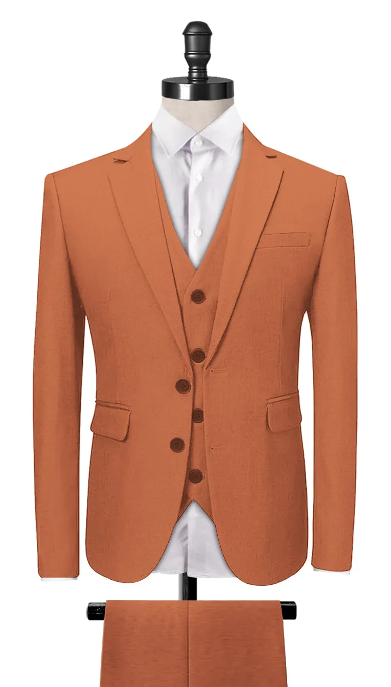 Orange 3-Piece Suit