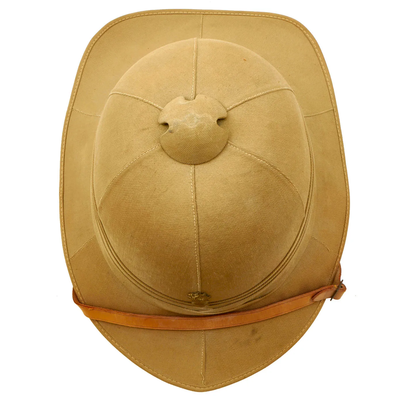 Original British WWII Royal Engineers Wolseley Pattern Pith Sun Helmet by Moores of London - Unissued and Dated 1942