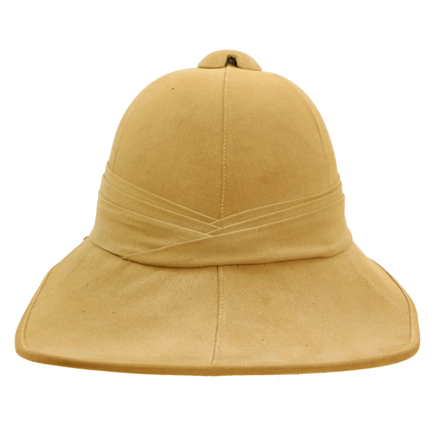 Original British WWII Royal Engineers Wolseley Pattern Pith Sun Helmet by Moores of London - Unissued and Dated 1942