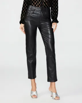 Paige - Stella Straight in Black Faux Leather