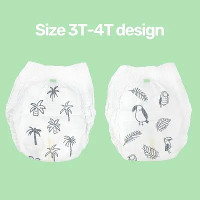 Parasol Clear Dry Natural Disposable Diaper Pants - 3T-4T - 48ct