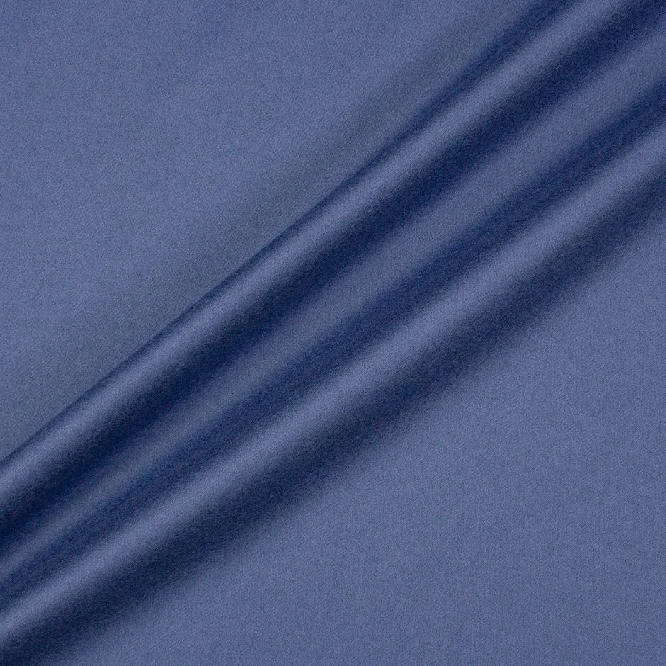 Periwinkle Blue Wool & Cashmere Extrafine Flannel