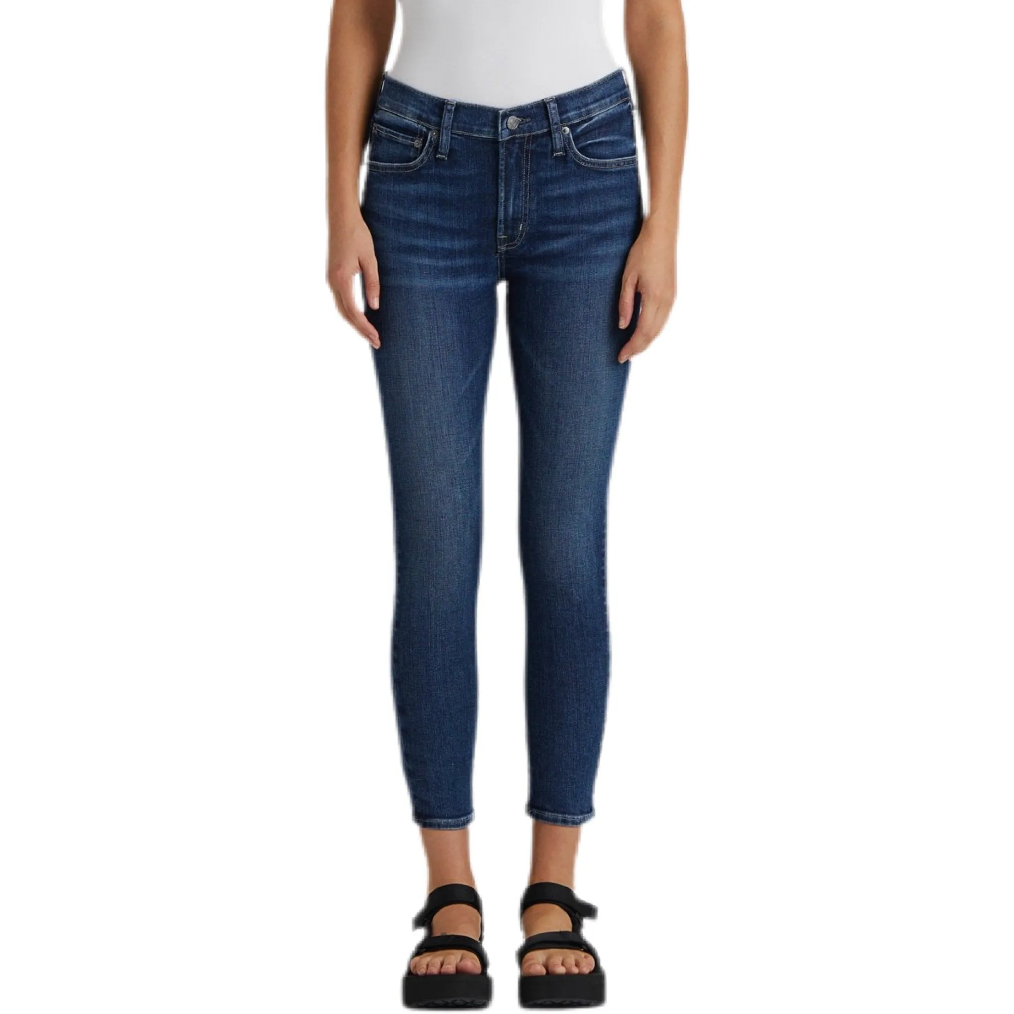 Pixie Crop Mid Rise Skinny - Ritual.