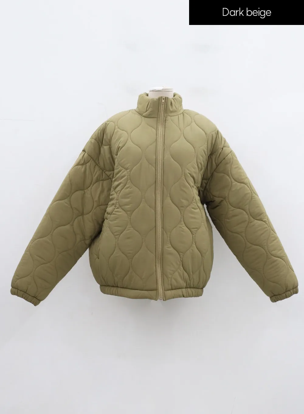 Plus Zipper Puffer Jacket ID27