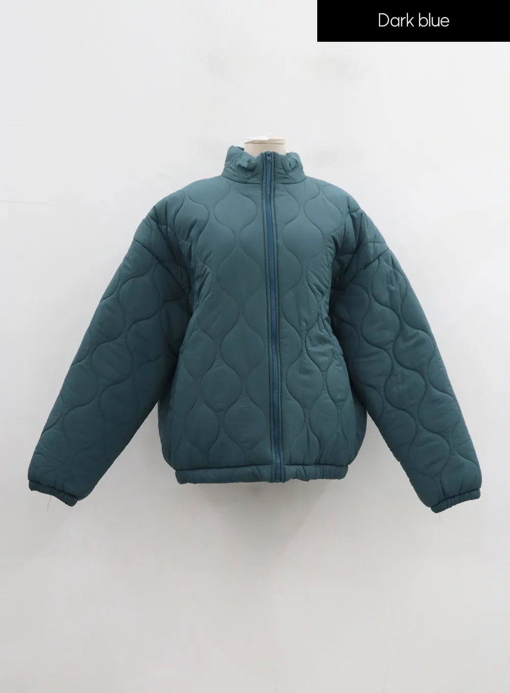 Plus Zipper Puffer Jacket ID27