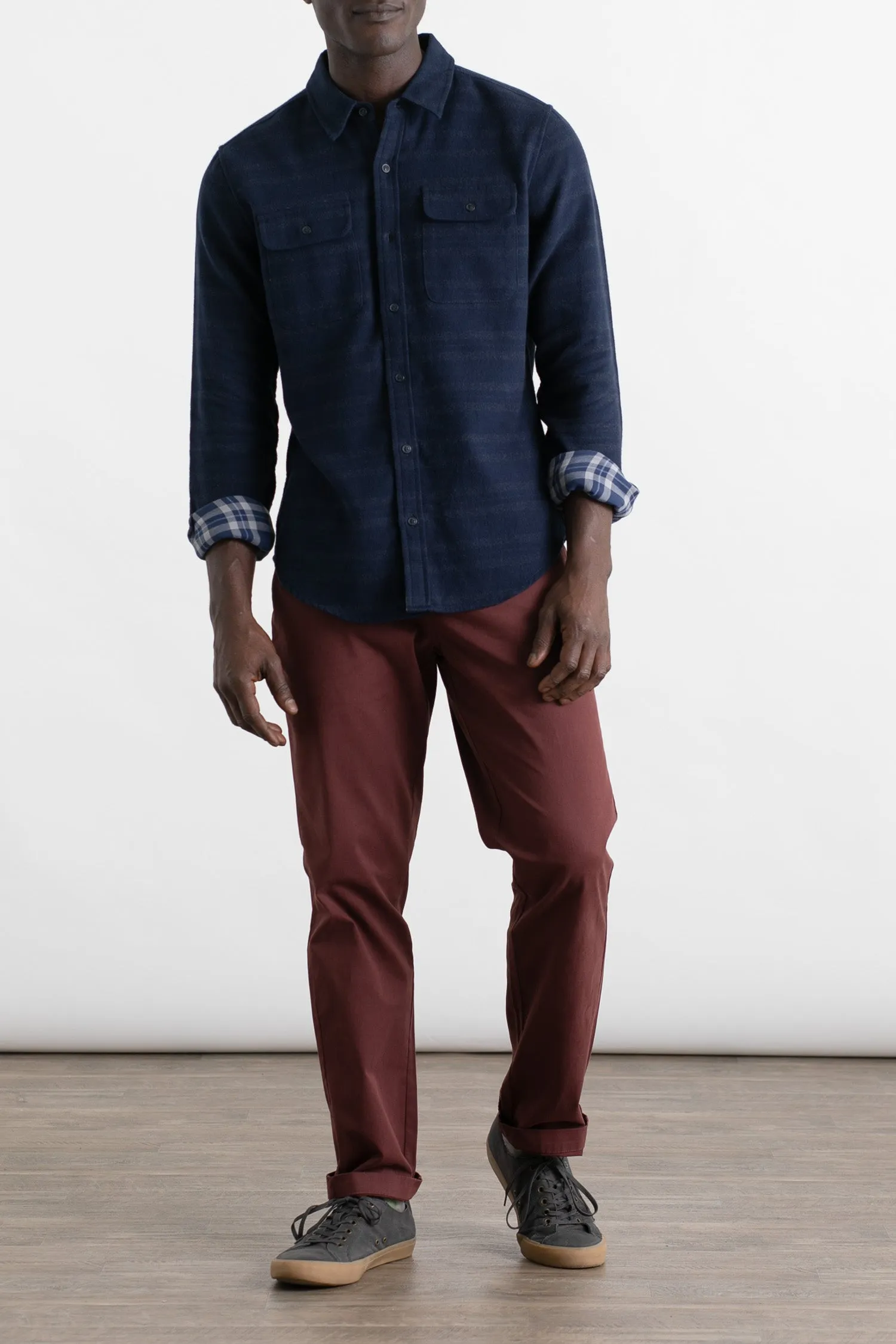 Polk Pant / Burgundy