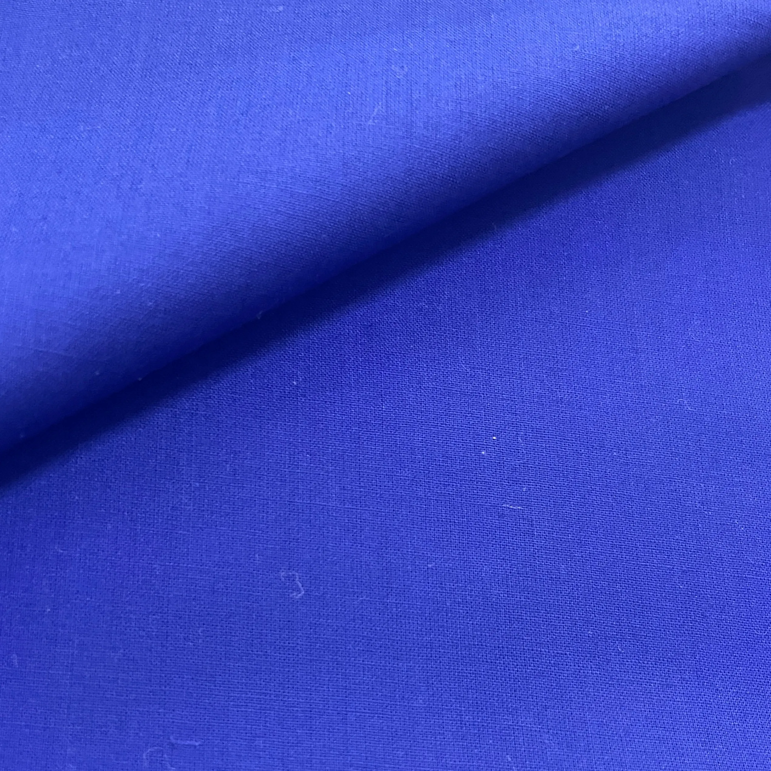 Premium Royal Blue Solid Cotton Mulmul Fabric