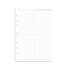 Quad Lined Planner Inserts