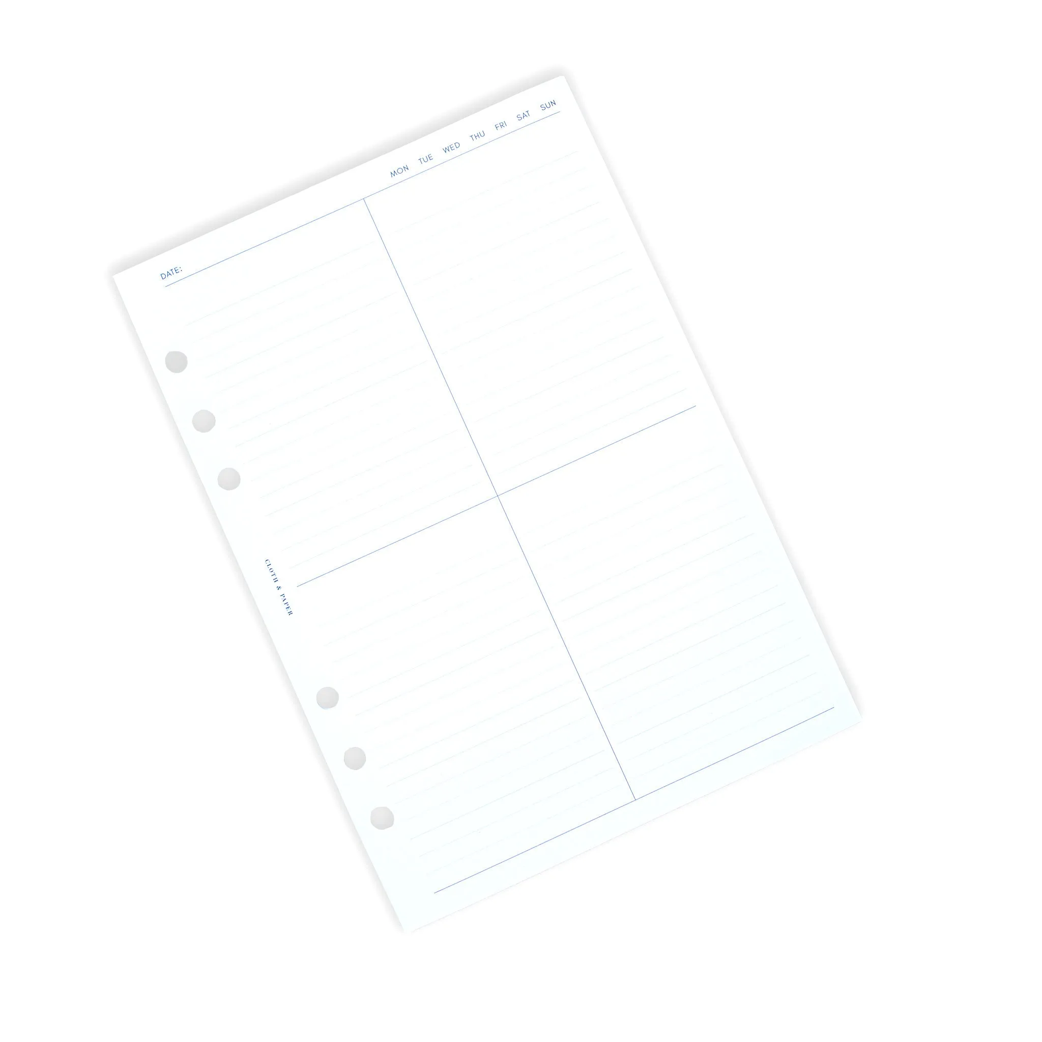 Quad Lined Planner Inserts