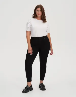 RACHEL SKINNY JEANS / 27" BLACK