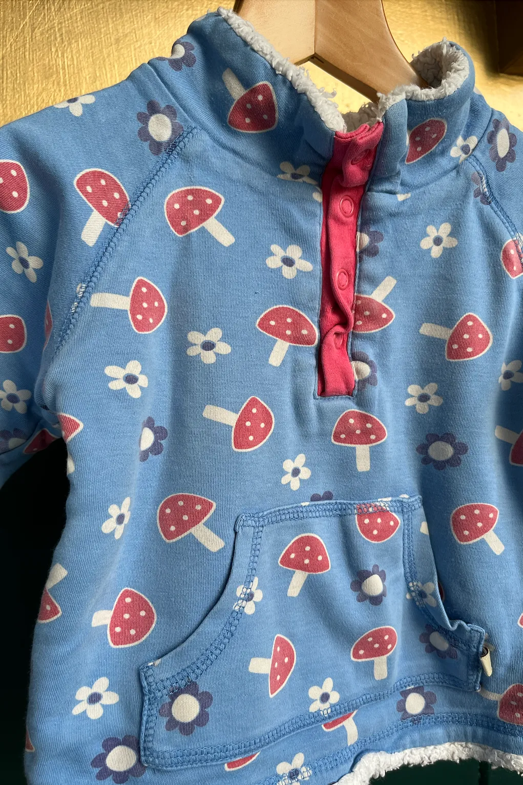 Re-Wear Frugi Toadstool Snuggle Fleece