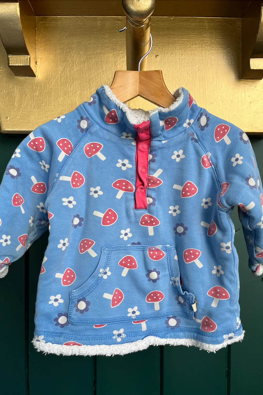 Re-Wear Frugi Toadstool Snuggle Fleece