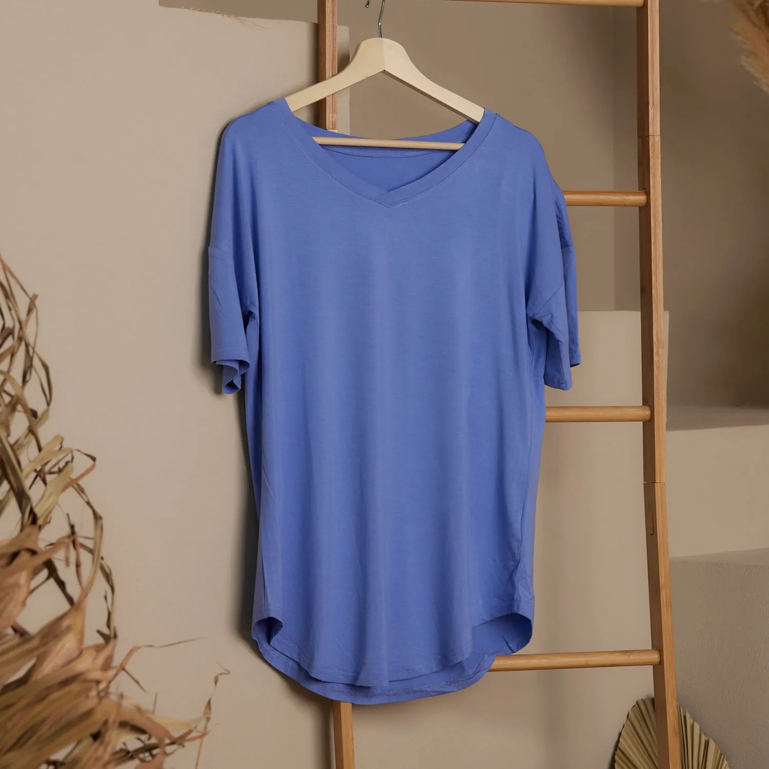 Relaxed Tee in Powder Blue - FINAL SALE