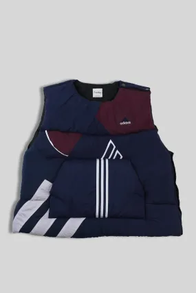 Rework Adidas Puffer Vest - XXL